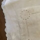 Embroidered openwork pillowcase, early 20th century.