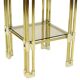Table d'appoint italienne design Hollywood Regency années 70