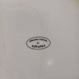 5 old checkered flat plates