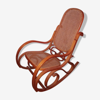 Rocking chair canné