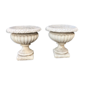 Paire de vases medicis et buis