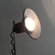 Black projector floor lamp