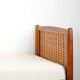 Danish teak bed from the 1960s / reupholstered mattress