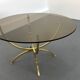 Brass and Smoked Glass Coffee Table,1970s