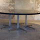 Large round conference table xxl design 1970'