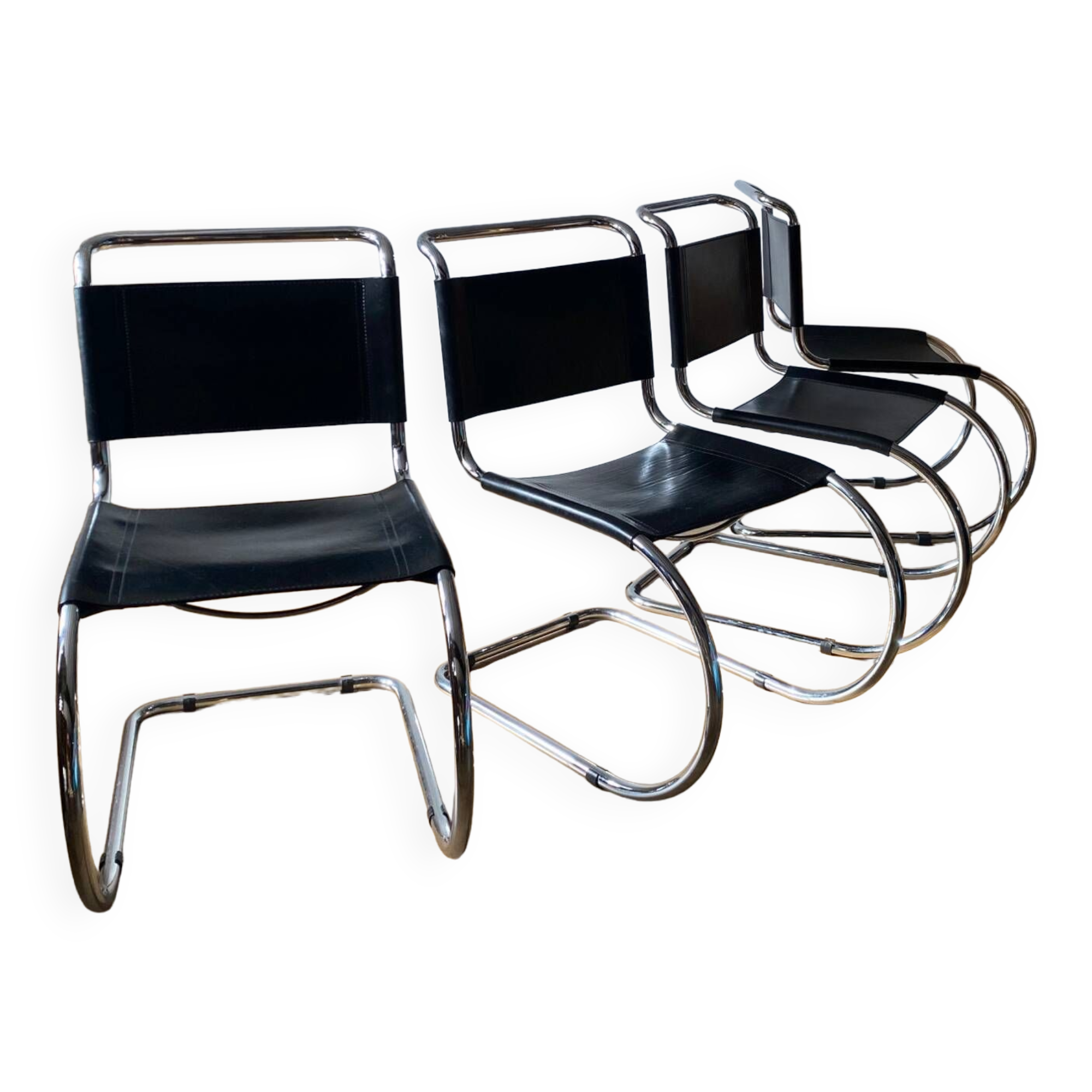 4 MR Mies van der Rohe chairs