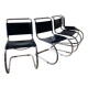 4 chaises MR  Mies van der Rohe