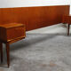 McIntosh vintage teak Scandinavian headboard, 1960