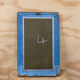 Portrait 19th young woman romantic marquetry frame