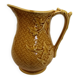 Sarreguemines Barbotine Pitcher