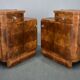 1935s Pair of Art Deco Bedside Tables, Czechoslovakia