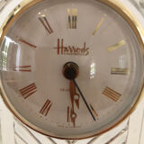 Harrods desk clock in crystal 1990s