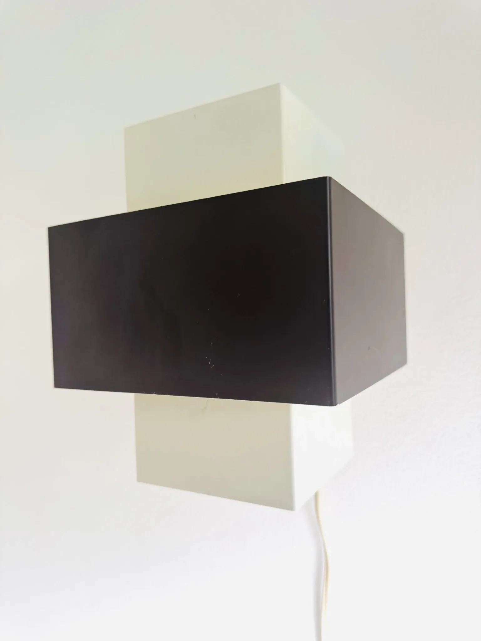 Geometric Wall Lamp By J.J.M. Hoogervorst For Anvia Nederland, The Netherlands, 1960S