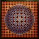 Poster victor vasarely - nutt-a, 1983