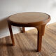 Vivai del Sud rattan dining table — Italy, 1970s