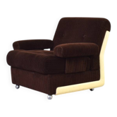Fauteuil de salon allemand des années 1970, style mid-century.