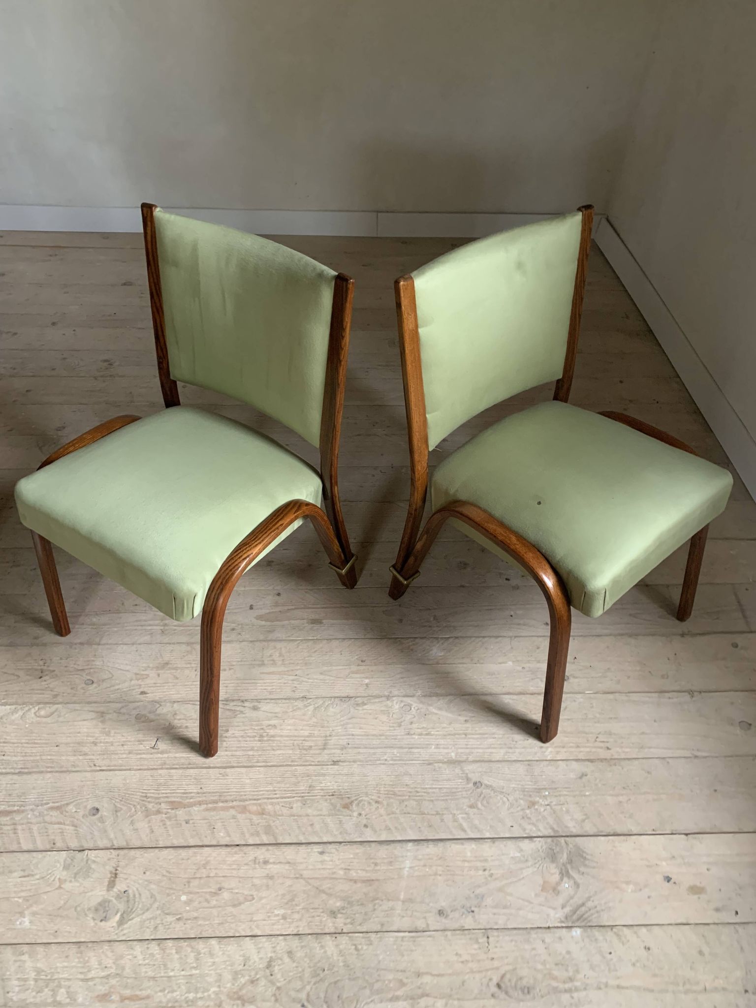 Steiner vintage bow wood chairs