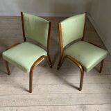 Chaises vintage bow wood Steiner