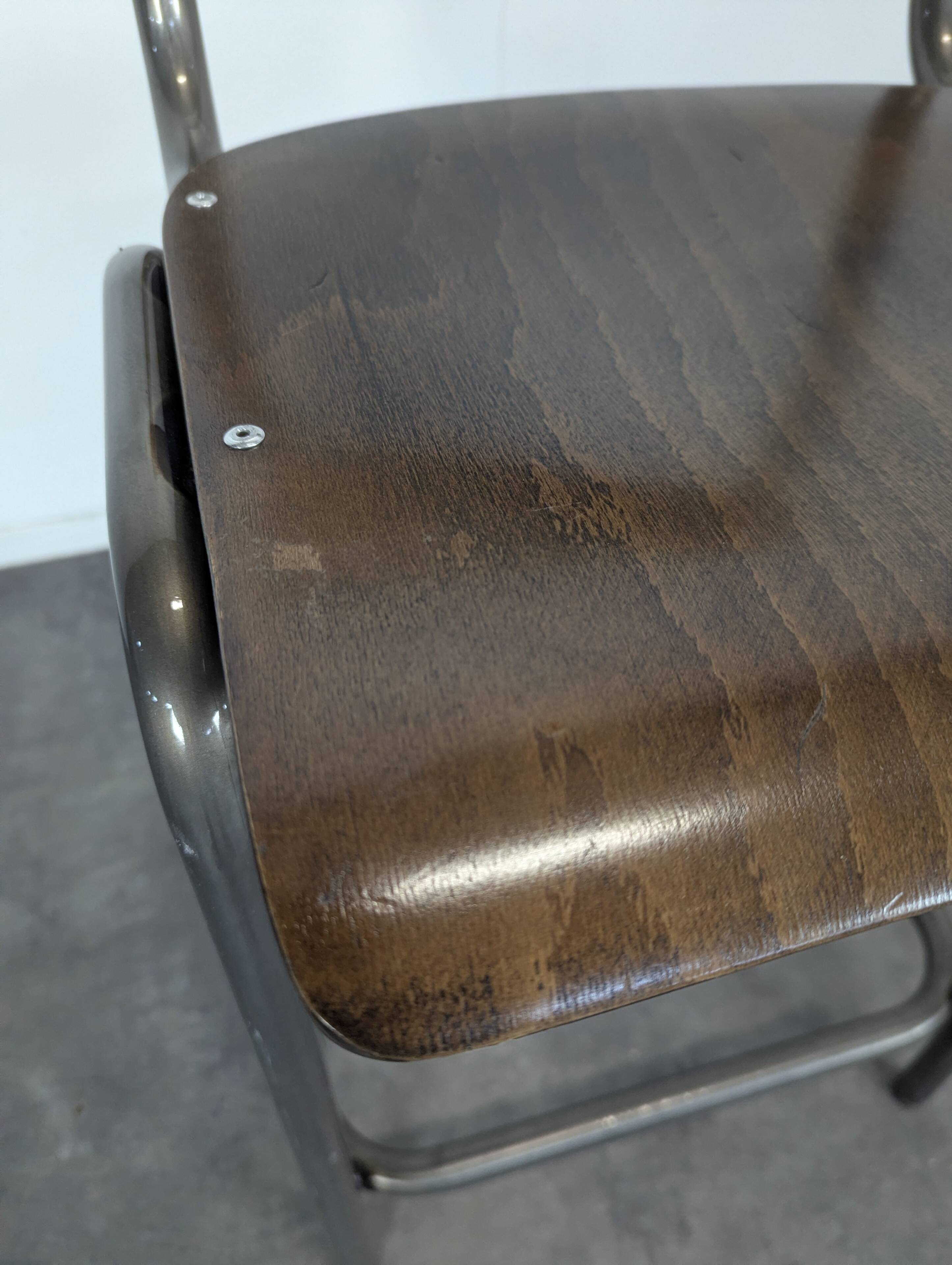 Industrial style bar stool