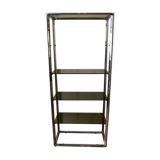 70s chrome steel shelf