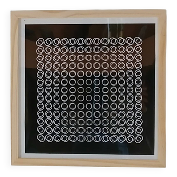 Victor Vasarely - Deep Kinetic Serigraph C4