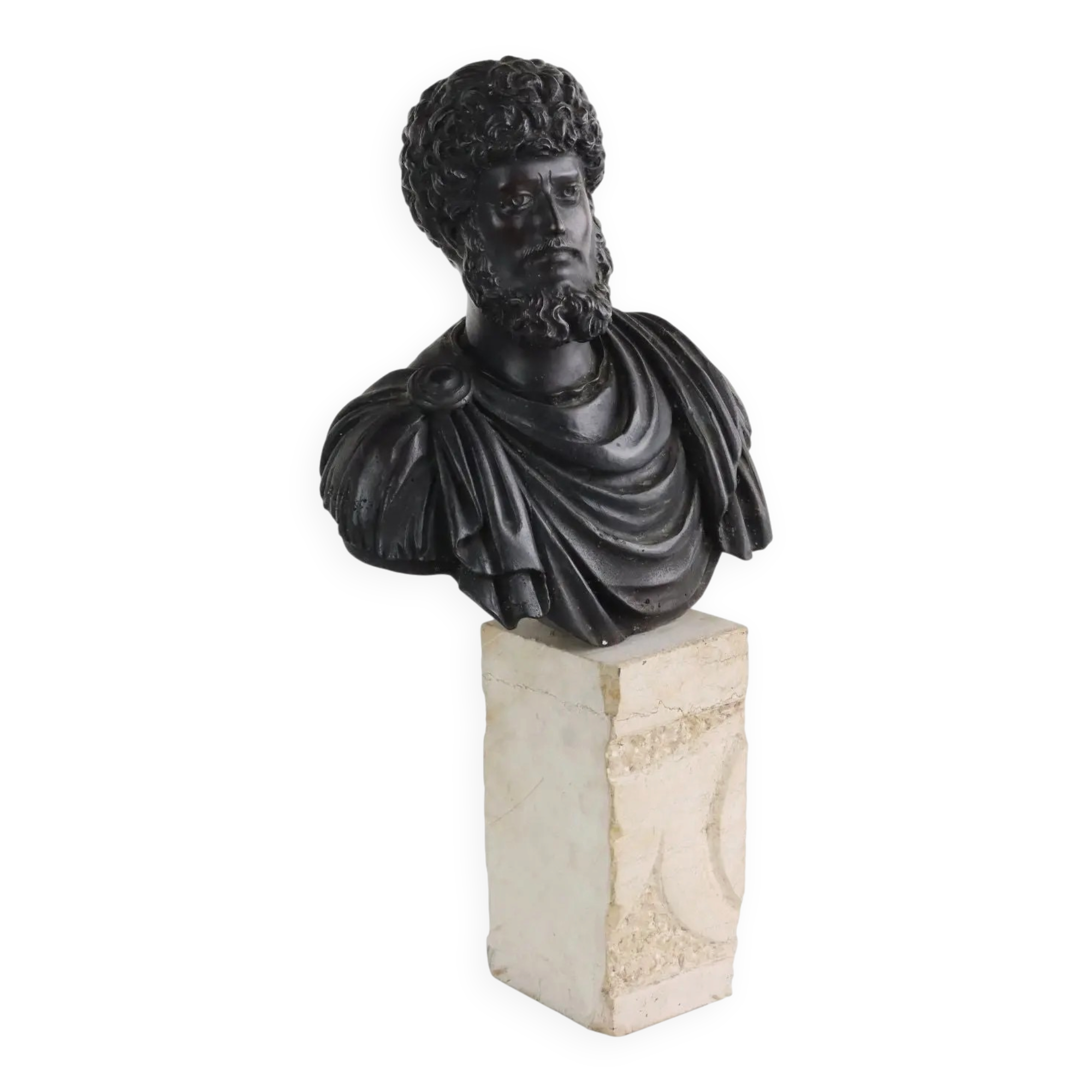 Ancient bronze sculpture of Marcus Aurelius, Chiurazzi Foundry Naples 1900s