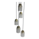 Antique cascade chandelier 5 light vintage
