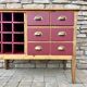 Old furniture by trade, 6 drawers and 12 bottle lockers