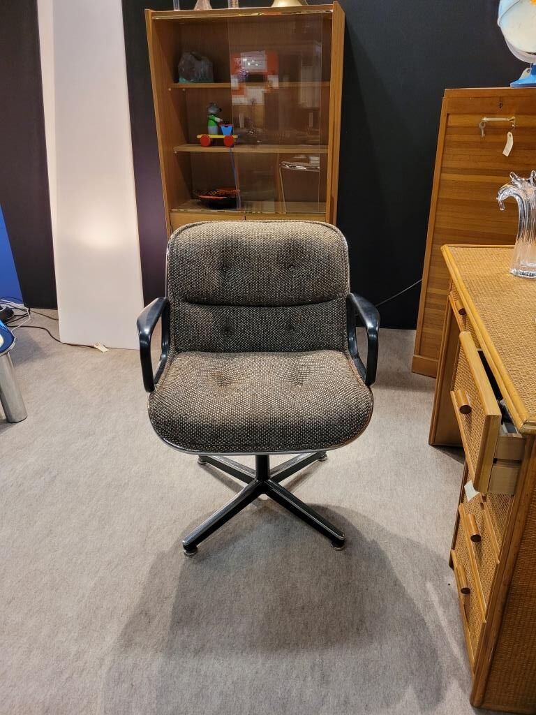 Pollock armchair for Knoll, wool fabrics 70s