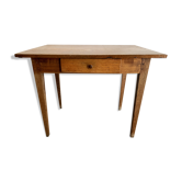 Authentic vintage farmhouse table in solid oak from the 50s and 60s