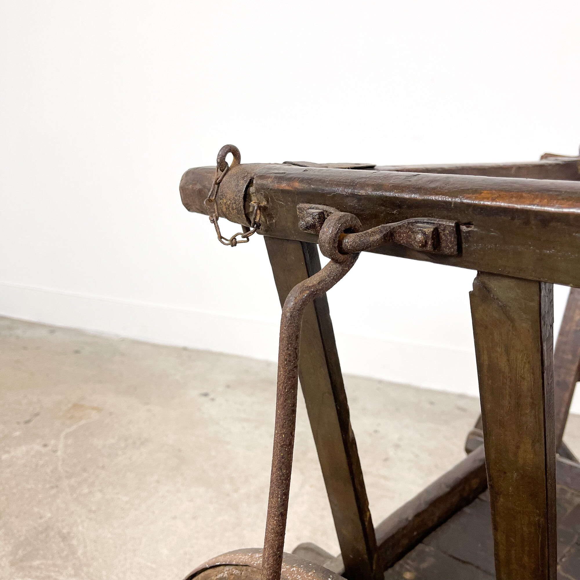 Antique german goat cart farmhouse wagon