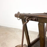 Antique german goat cart farmhouse wagon