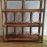 Rattan shelf