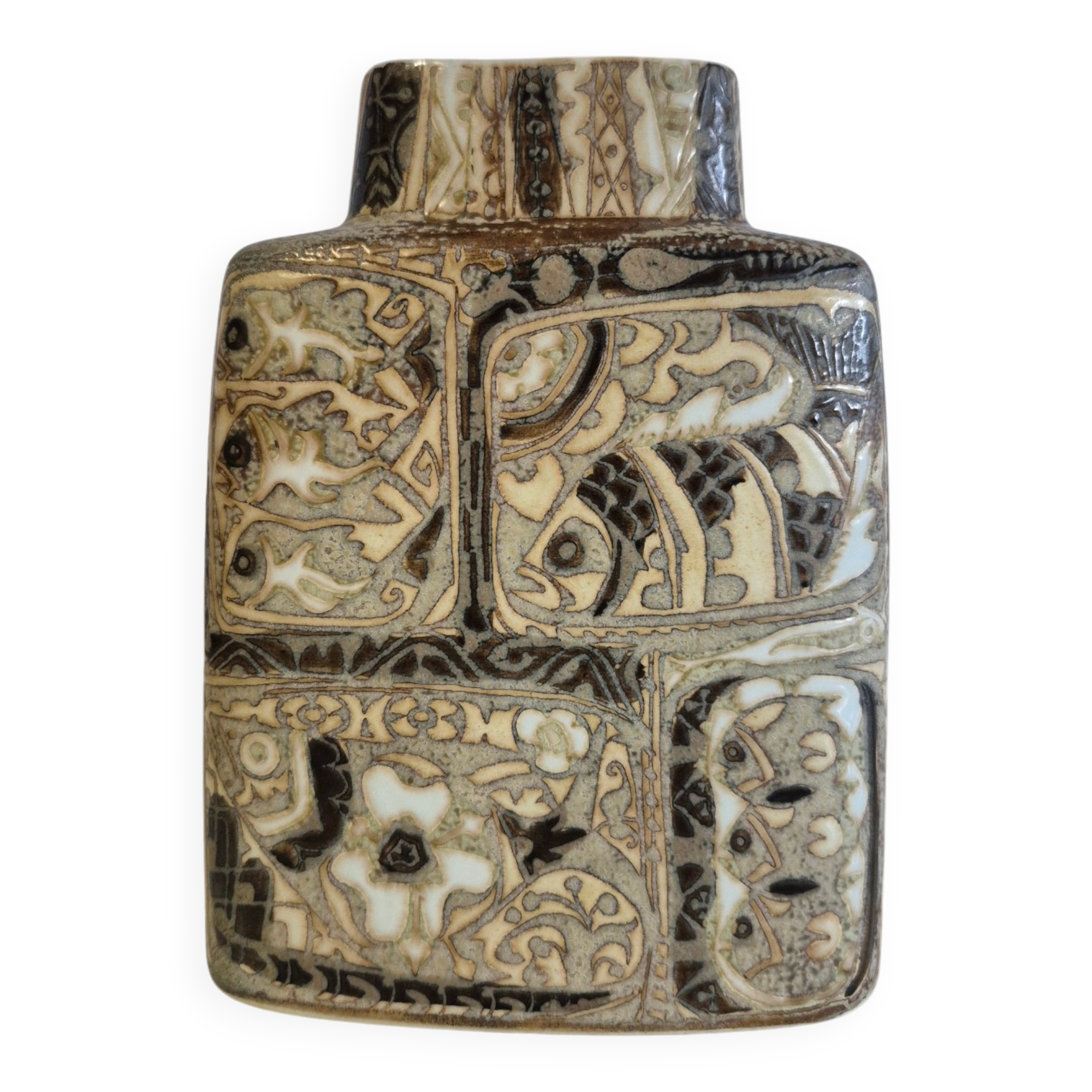 Royal copenhagen vase Baya Fajance by Nils Thorsson ceramic
