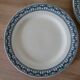 Set of 6 Terre de Fer plates from Sermaize