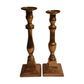 2 chandeliers en cuivre old copper candlestick