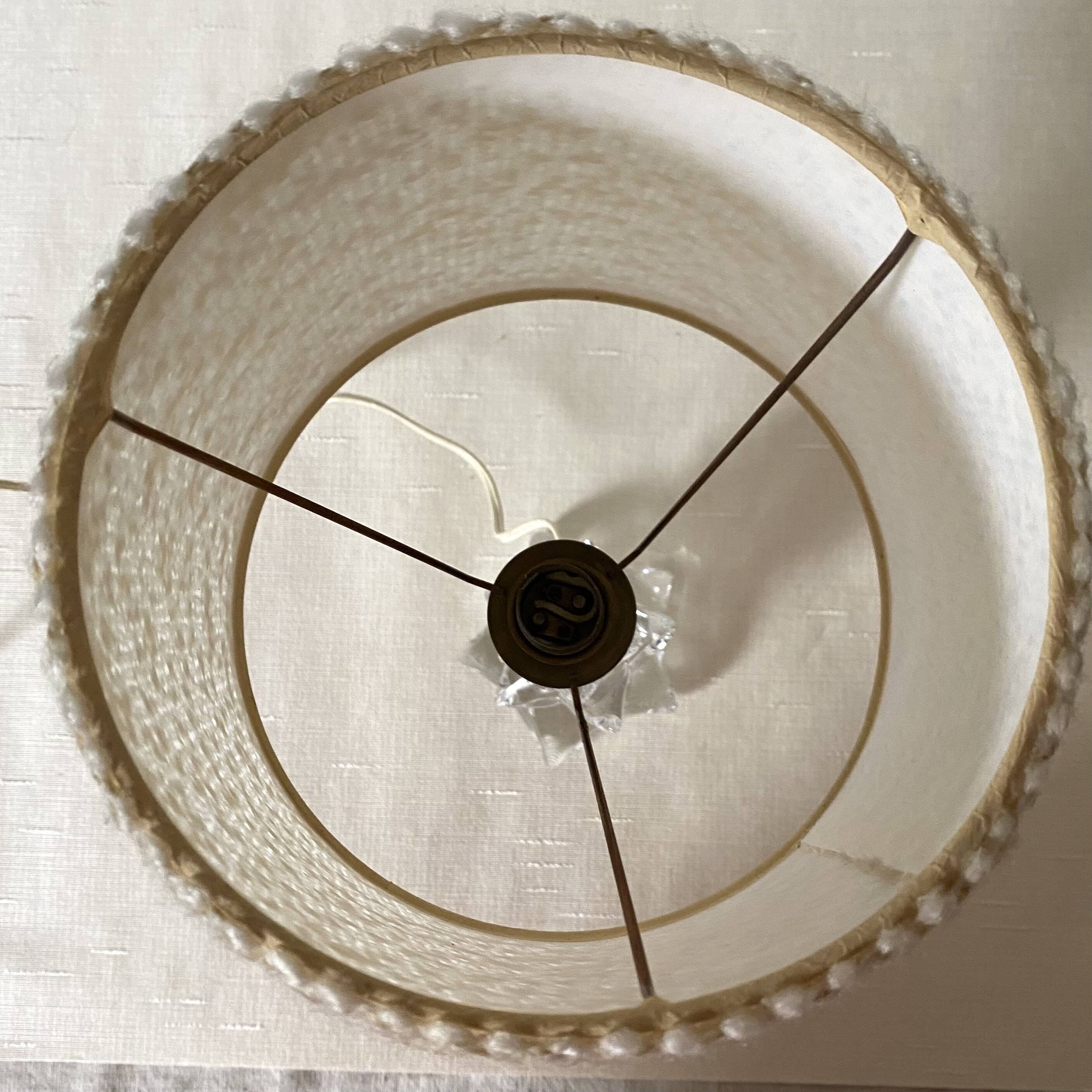 Daum style crystal lamp, 1950s