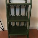 Rattan shelf