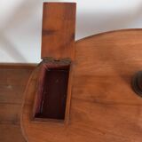 Kidney floor lamp table