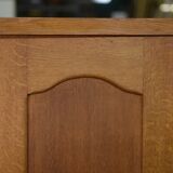 1950s curved oak counter/bar