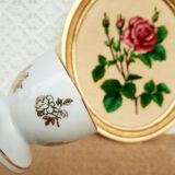 Old Berry egg cup high porcelain France vintage