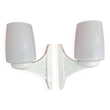 Pair of Grosfillex space age design night light or bathroom wall lamps