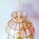 Suspension nacre et laiton 60s