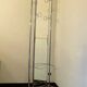 Chrome metal wall coatrack 1960