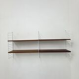 Mid-Century Nisse Strinning string design teak wall unit , 1960s