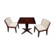 Marly set by Olivier Gagnère for SOCA – 2 chairs and table