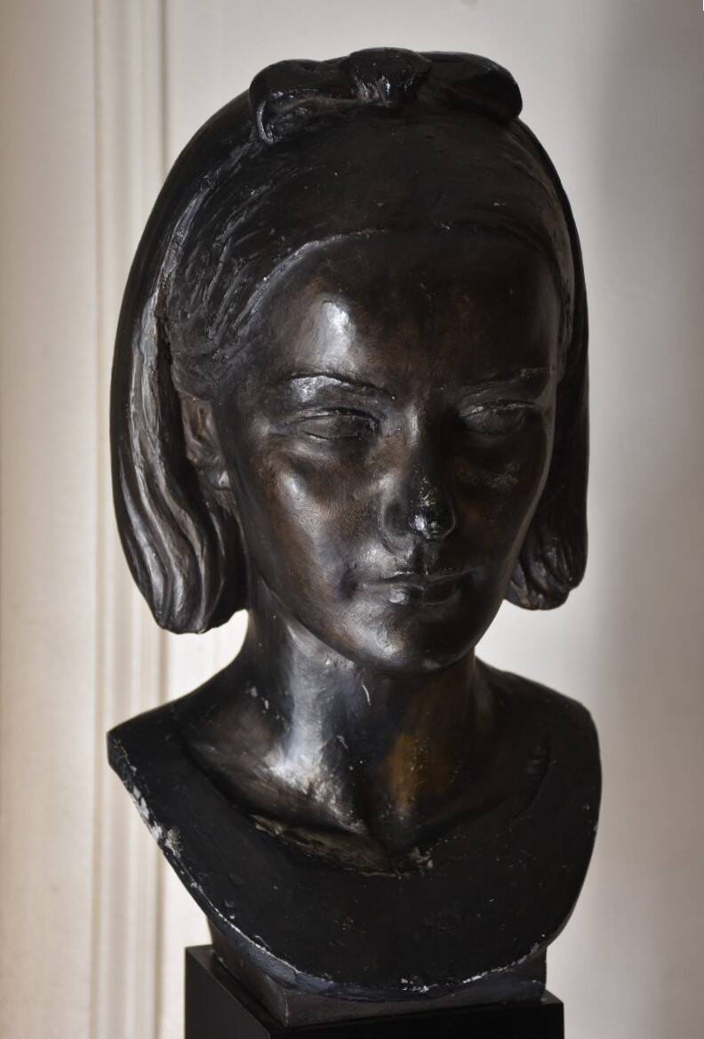 Gabriel Rispal, Bust of a Young Woman (circa 1960)