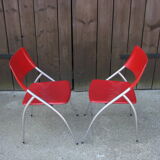 Pair of Italian Calligaris chairs, 1990s