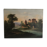 Landscape table late 19th