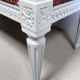 Beech children's bench, Louis XVI style, Early 20th century